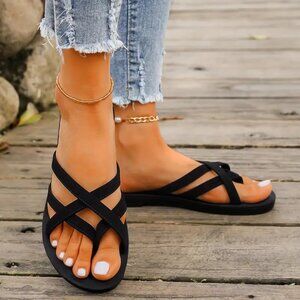 Casual Flat Summer Shoes, Lightweight